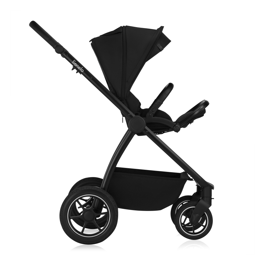 Lionelo - Kombivogn 2-i-1 MERIL Black Onyx