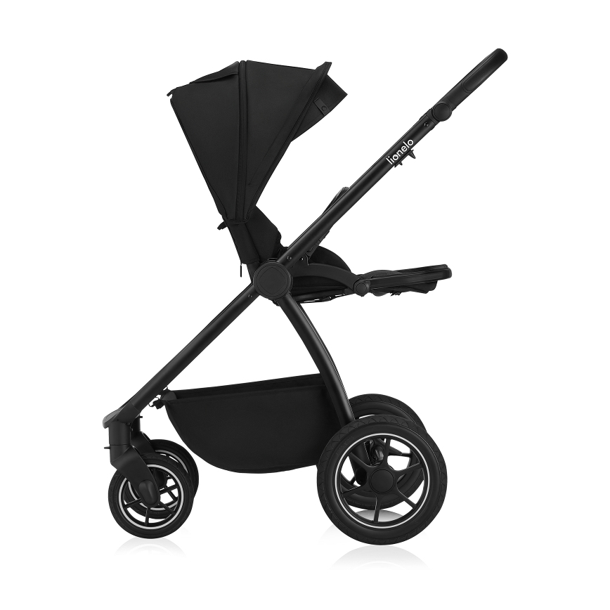 Lionelo - Kombivogn 2-i-1 MERIL Black Onyx