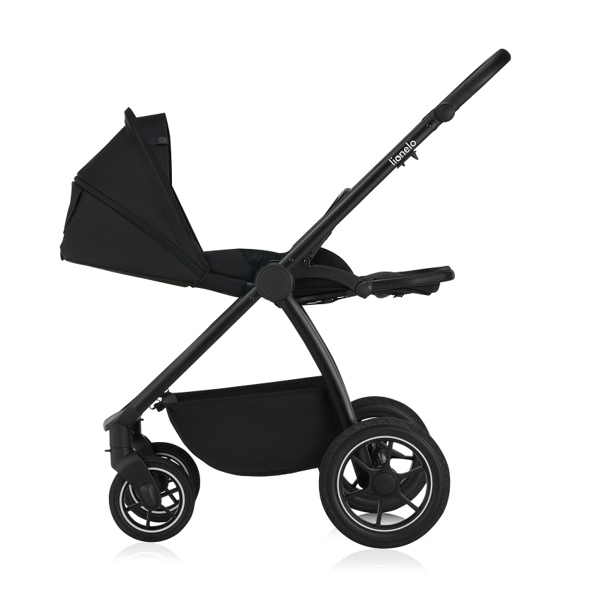 Lionelo - Kombivogn 2-i-1 MERIL Black Onyx