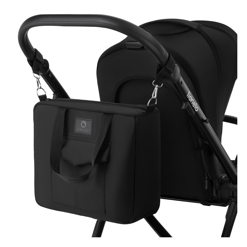 Lionelo - Kombivogn 2-i-1 MERIL Black Onyx