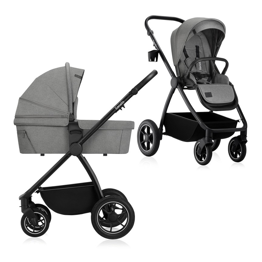 Lionelo - Kombivogn 2-i-1 MERIL Grey Stone