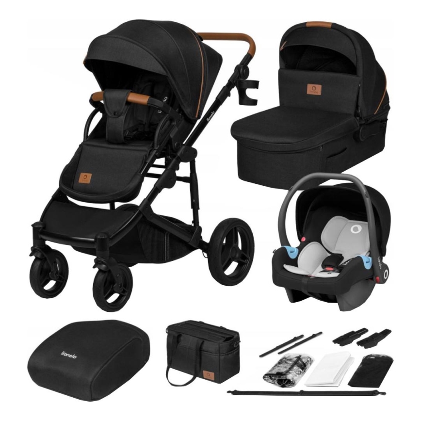 Lionelo - Kombivogn 3-i-1 MARI TOUR Black Onyx