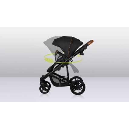 Lionelo - Kombivogn 3-i-1 MARI TOUR Black Onyx