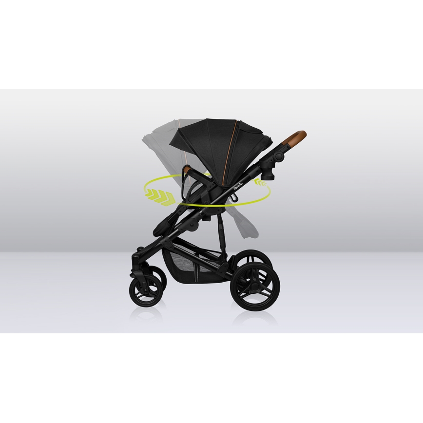 Lionelo - Kombivogn 3-i-1 MARI TOUR Black Onyx