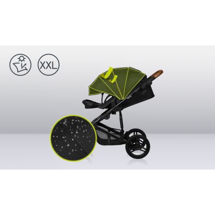 Lionelo - Kombivogn 3-i-1 MARI TOUR Black Onyx