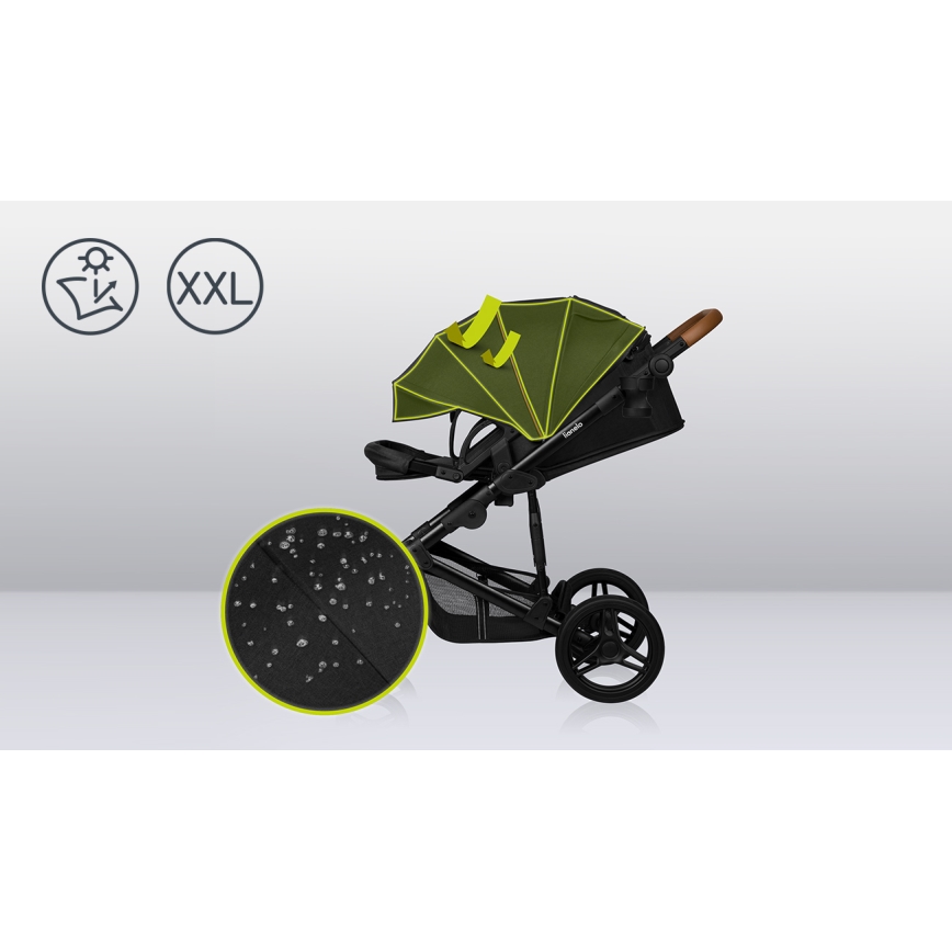 Lionelo - Kombivogn 3-i-1 MARI TOUR Black Onyx