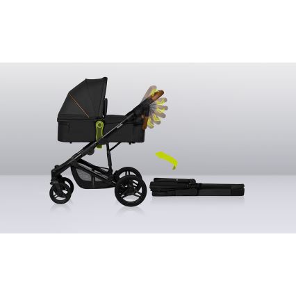 Lionelo - Kombivogn 3-i-1 MARI TOUR Black Onyx