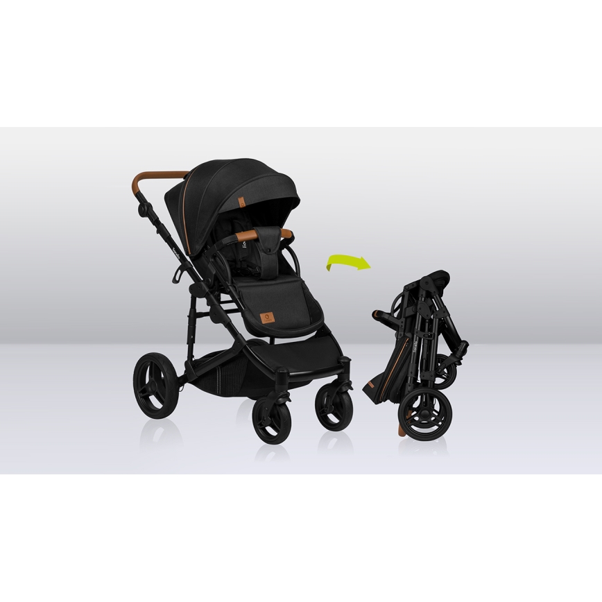 Lionelo - Kombivogn 3-i-1 MARI TOUR Black Onyx
