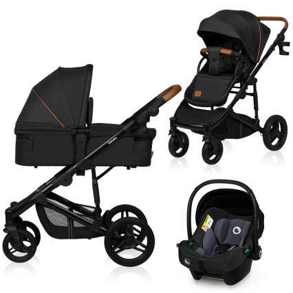 Lionelo - Kombivogn 3-i-1 MARI TOUR Black Onyx