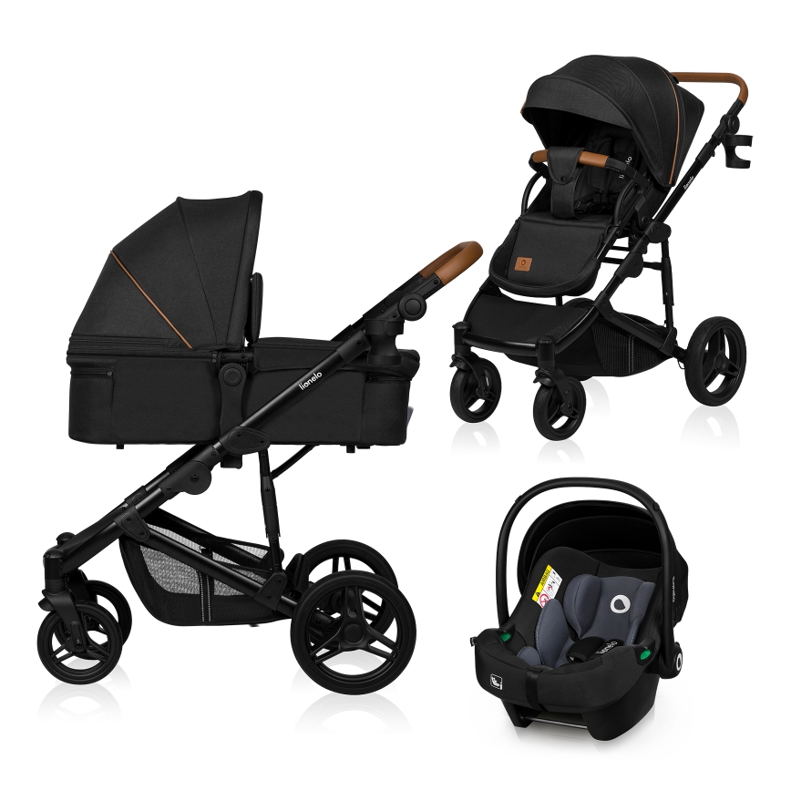 Lionelo - Kombivogn 3-i-1 MARI TOUR Black Onyx