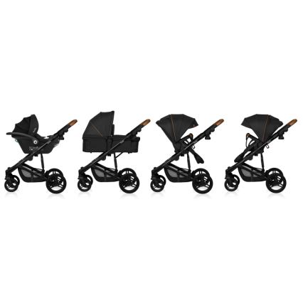 Lionelo - Kombivogn 3-i-1 MARI TOUR Black Onyx