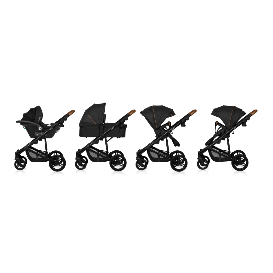 Lionelo - Kombivogn 3-i-1 MARI TOUR Black Onyx