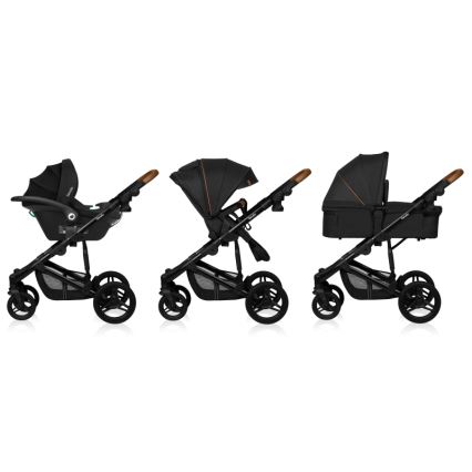 Lionelo - Kombivogn 3-i-1 MARI TOUR Black Onyx