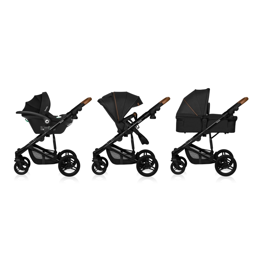 Lionelo - Kombivogn 3-i-1 MARI TOUR Black Onyx