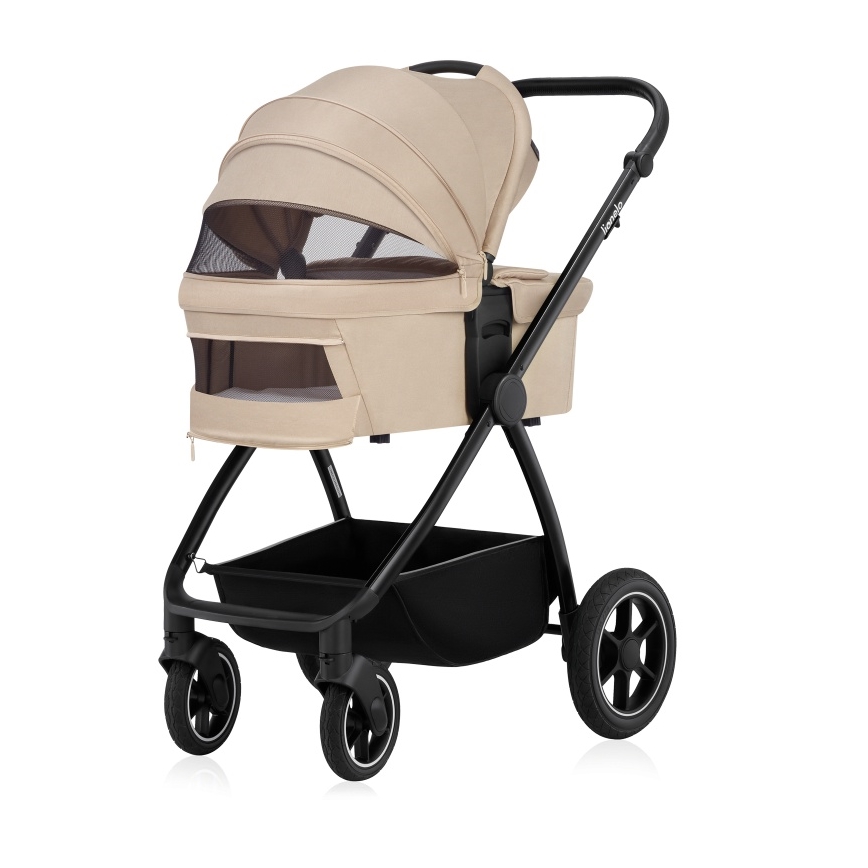 Lionelo - Kombivogn 3-i-1 MERIL Beige Sand