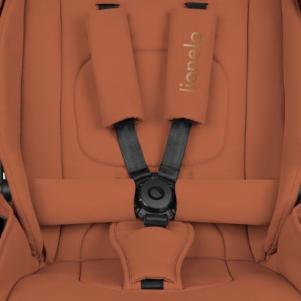 Lionelo - Kombivogn 3-i-1 MIKA PLUS Brun Rust