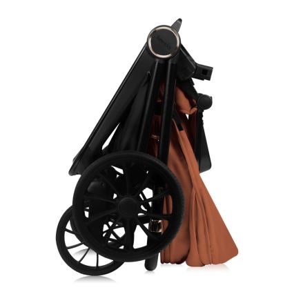 Lionelo - Kombivogn 3-i-1 MIKA PLUS Brun Rust