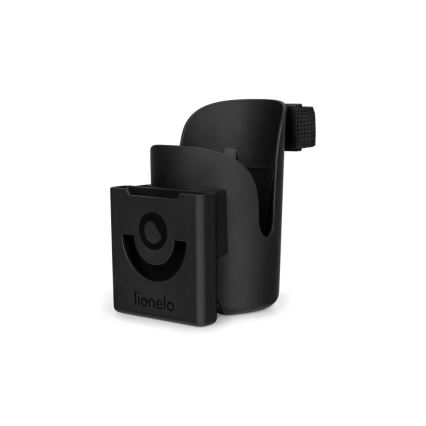 Lionelo - Kopholder til barnevogn OVE Black Onyx