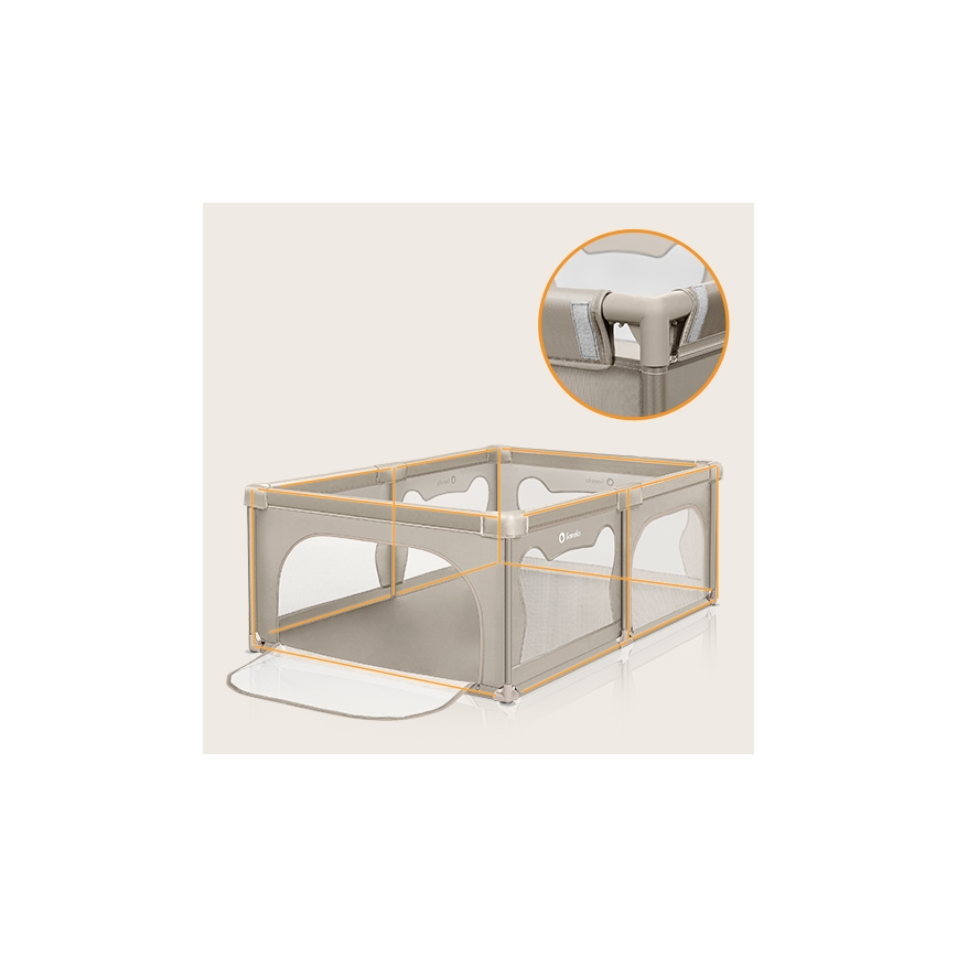 Lionelo - Kravlegård WILLOW beige