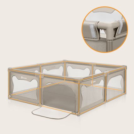 Lionelo - Kravlegård WILLOW XL beige