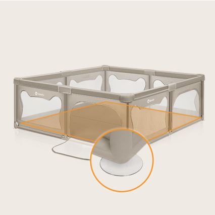 Lionelo - Kravlegård WILLOW XL beige