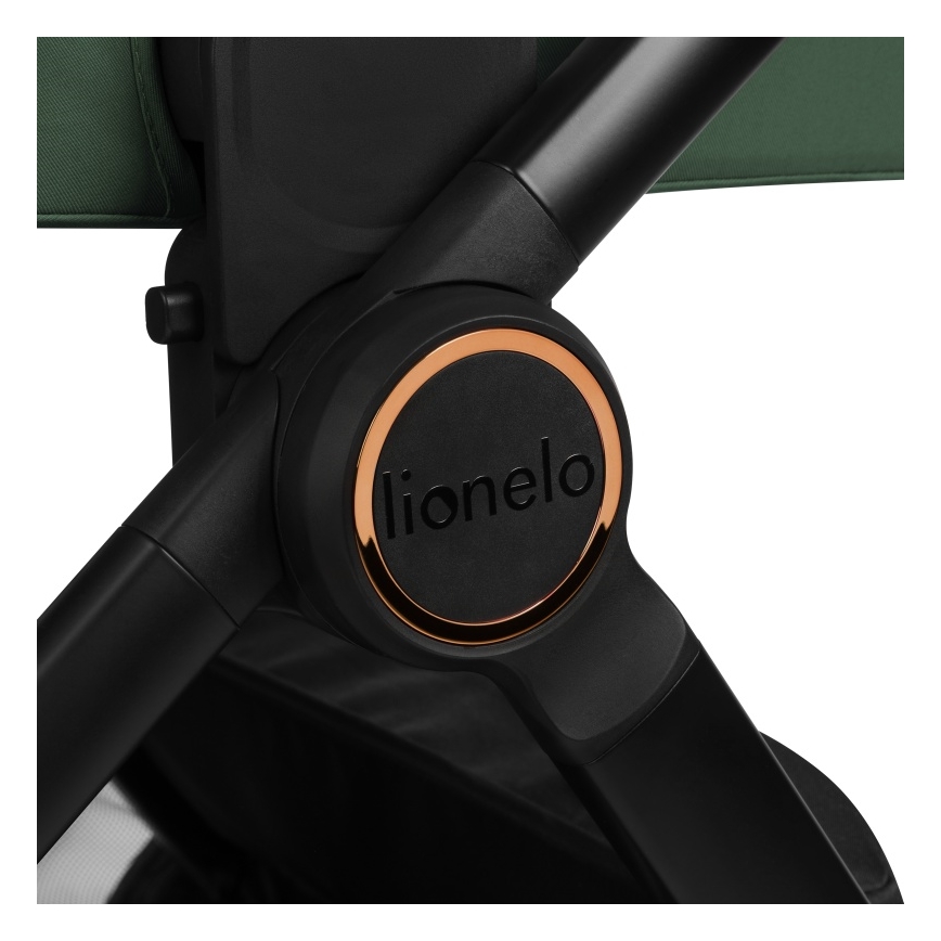 Lionelo - LAYLA 2-i-1 kombineret barnevogn, Green Forest