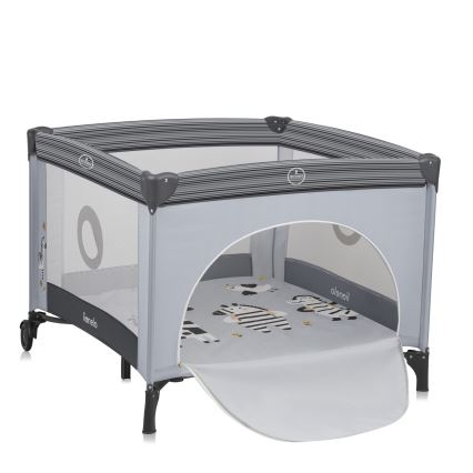 Lionelo - Legeindhegning BONNIE Grey Stone