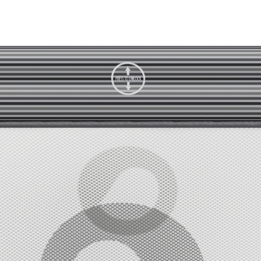 Lionelo - Legeindhegning BONNIE Grey Stone