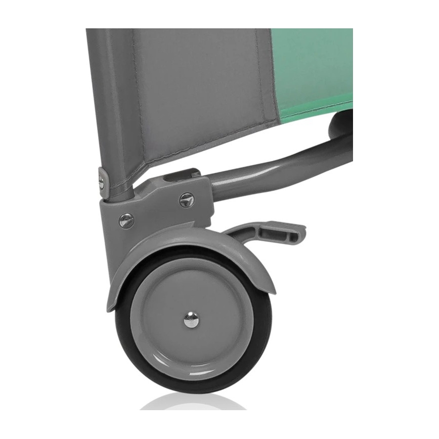 Lionelo - Legeindhegning MILLE PLUS Grå/Grøn