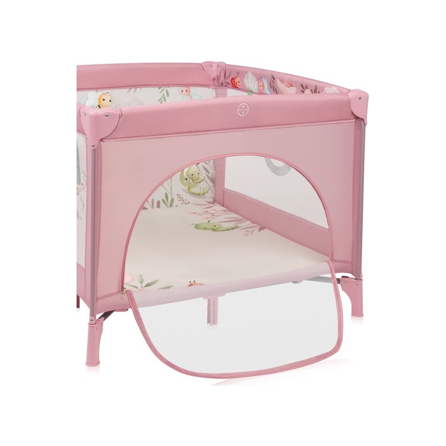 Lionelo - Legeindhegning MILLE PLUS Pink