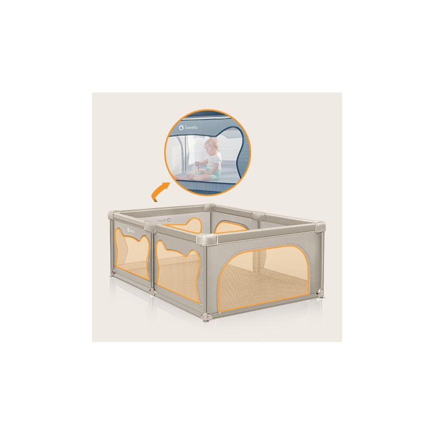 Lionelo - Legeindhegning WILLOW beige