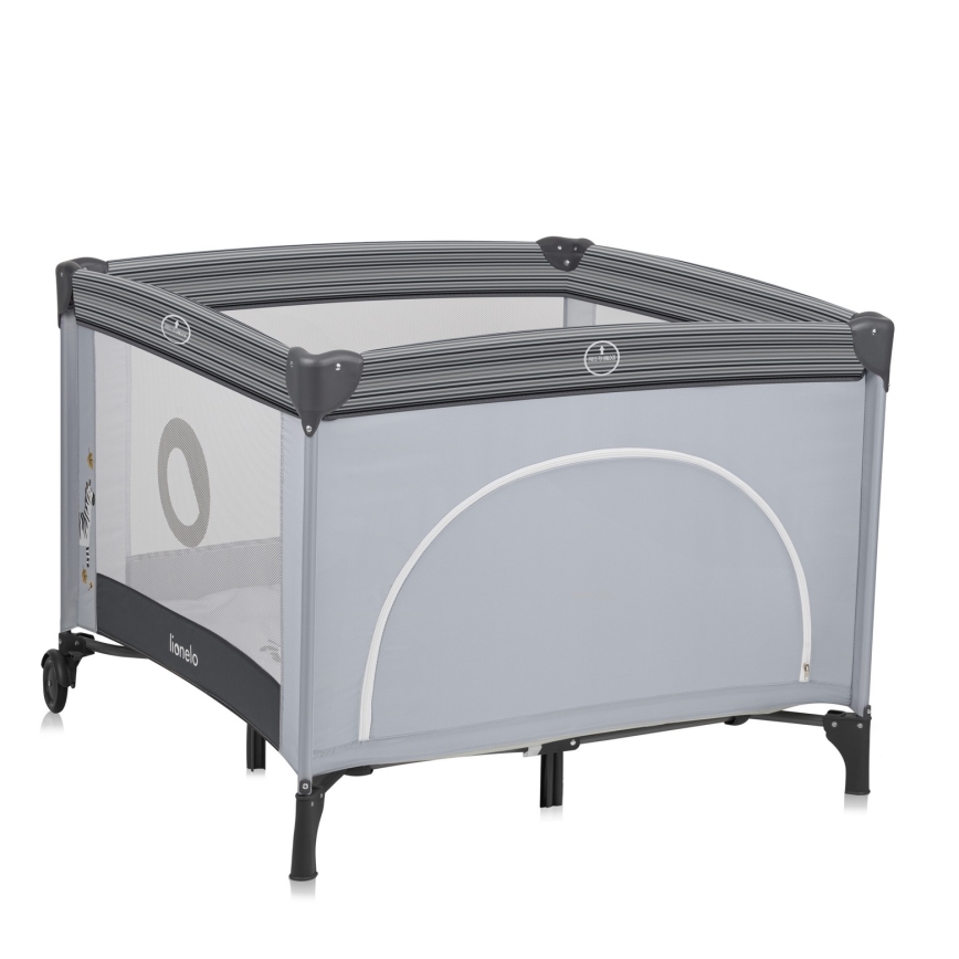 Lionelo - Legepladsindhegning BONNIE Grey Stone