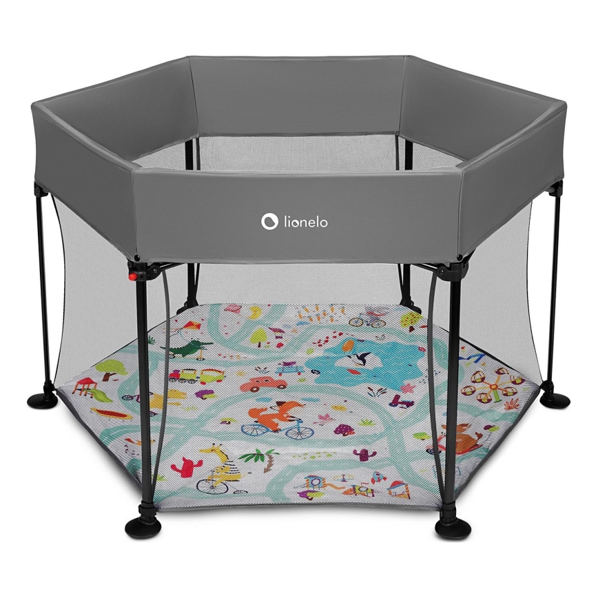 Lionelo - Legetelt ROEL Grå Multicolor