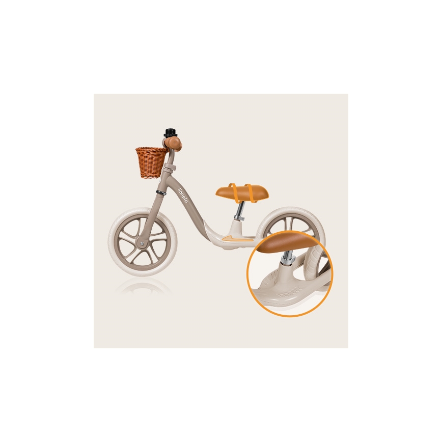Lionelo - Løbecykel ALEX PLUS beige