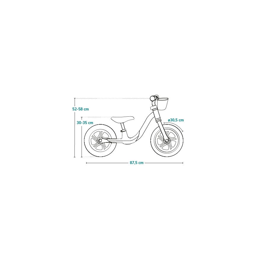 Lionelo - Løbecykel ALEX PLUS lyserød