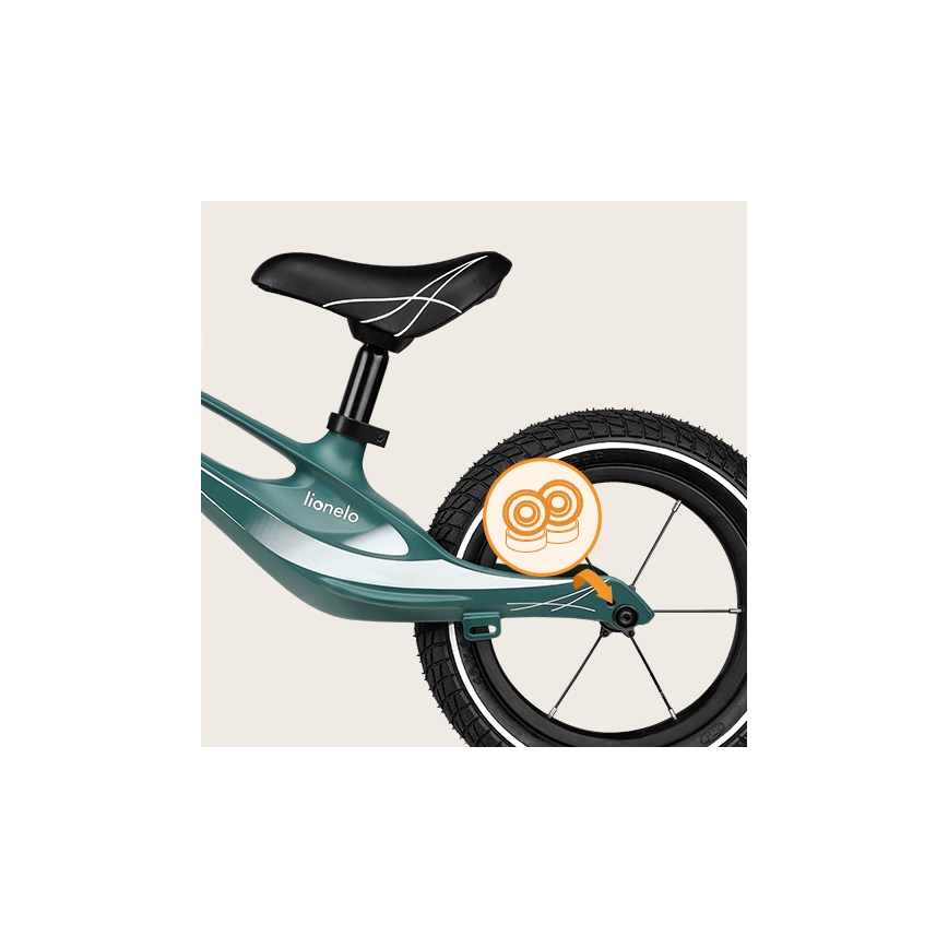 Lionelo - Løbecykel BART AIR grøn