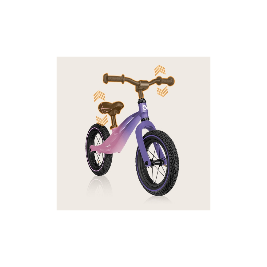 Lionelo - Løbecykel BART AIR lilla/lyserød