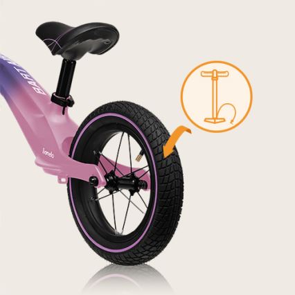 Lionelo - Løbecykel BART AIR lilla/lyserød