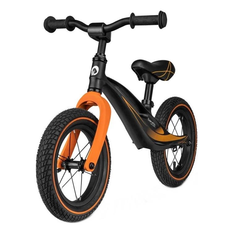Lionelo - Løbecykel BART AIR sort/orange