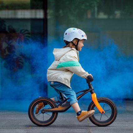 Lionelo - Løbecykel BART AIR sort/orange