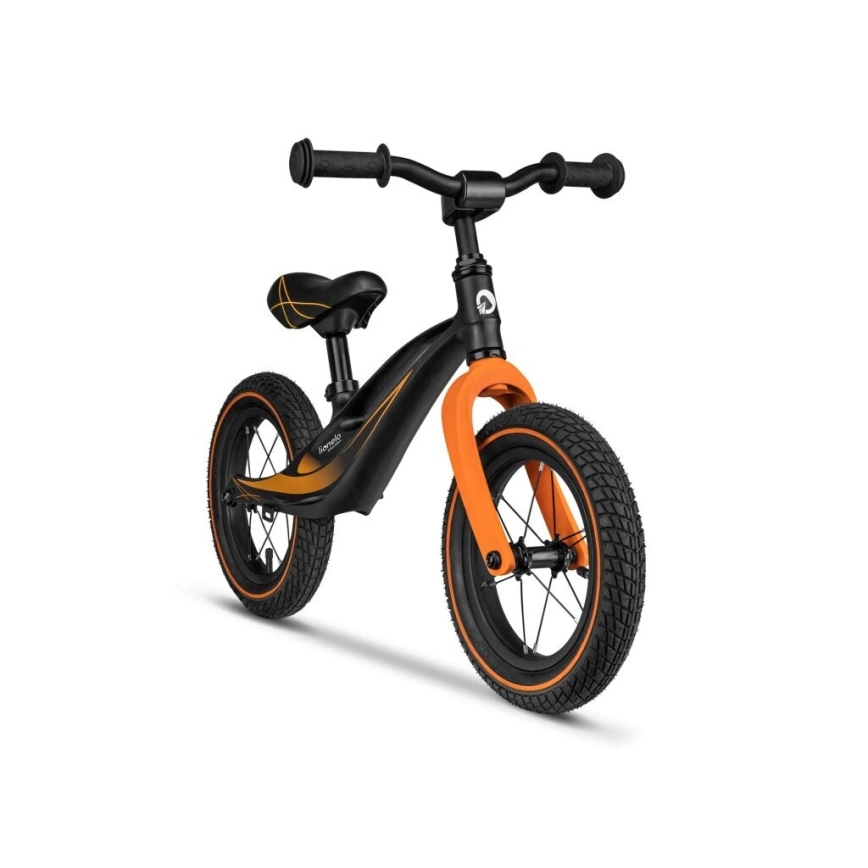 Lionelo - Løbecykel BART AIR sort/orange