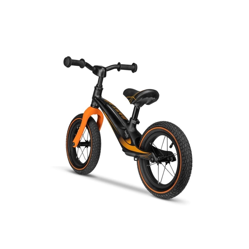 Lionelo - Løbecykel BART AIR sort/orange