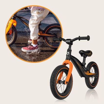Lionelo - Løbecykel BART AIR sort/orange