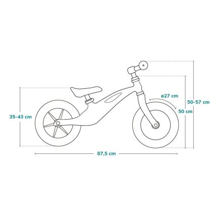 Lionelo - Løbecykel BART Sky Blue