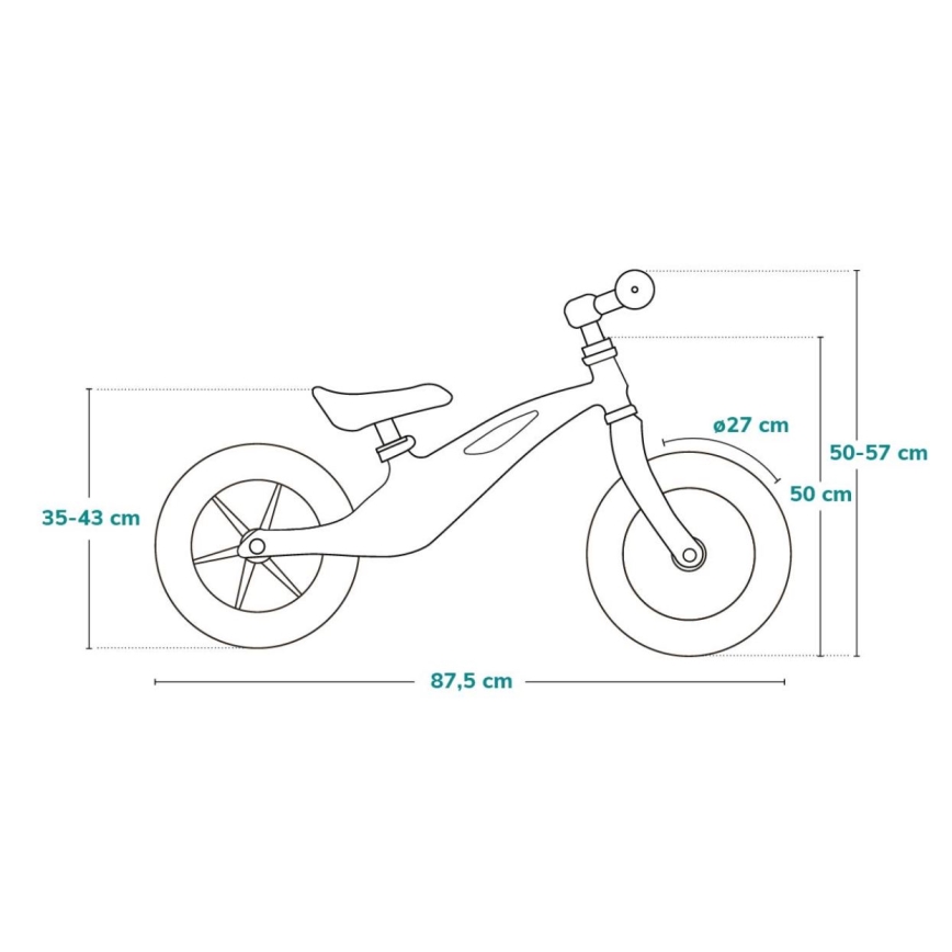 Lionelo - Løbecykel BART Sky Blue