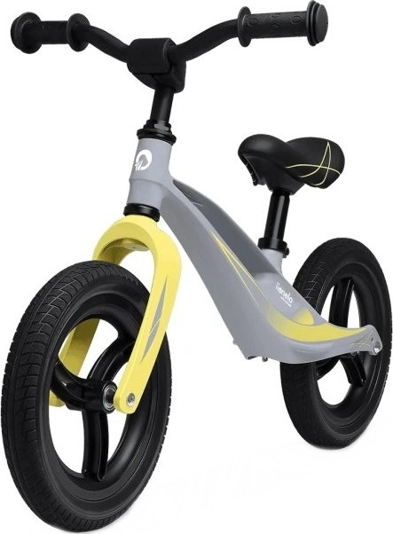 Lionelo - Løbecykel BART TOUR grå/gul
