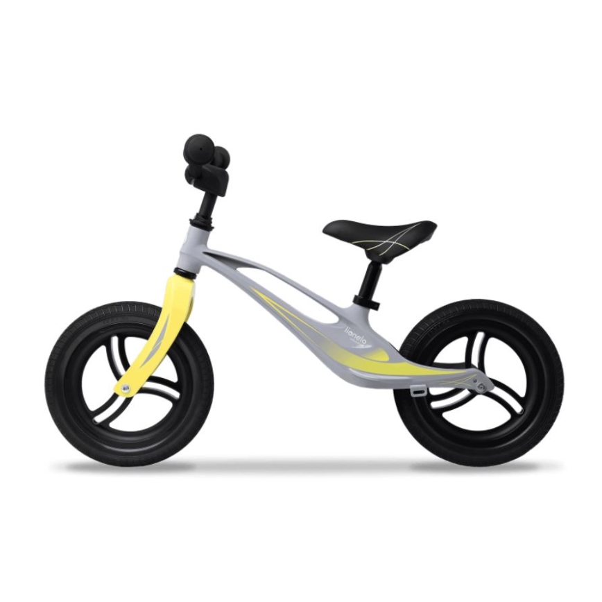 Lionelo - Løbecykel BART TOUR grå/gul