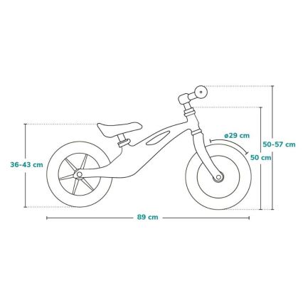 Lionelo - Løbecykel BART TOUR pink/grøn