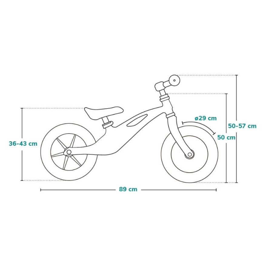 Lionelo - Løbecykel BART TOUR pink/grøn