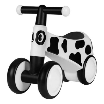 Lionelo - Løbecykel SAMMY sort/hvid